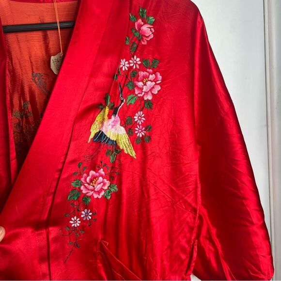 Yijin silk beautiful embroidery all over 4O’s oriental Chinese gorgeous unique - Picture 3 of 16